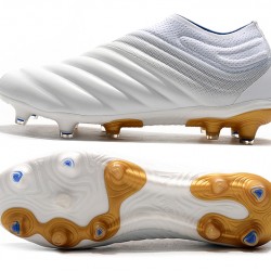 Adidas Copa 19 FG White Gold Football Boots