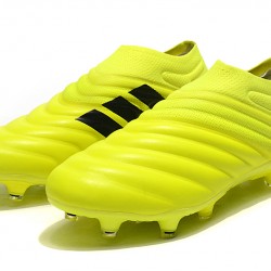 Adidas Copa 19 FG Yellow Black Football Boots