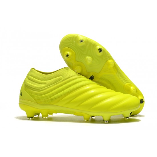 Adidas Copa 19 FG Yellow Black Football Boots