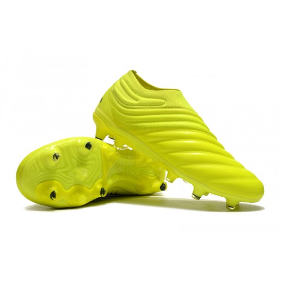 Adidas Copa 19 FG Yellow Black Football Boots
