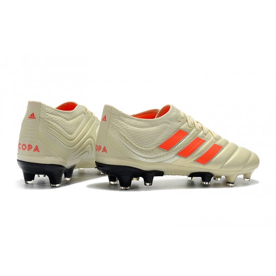 Adidas Copa 19.1 FG Orange Beige Black Football Boots