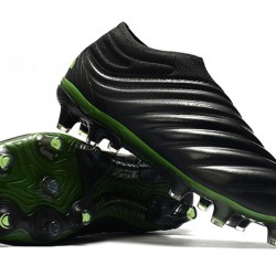 Adidas Copa 20 FG Black Green Football Boots