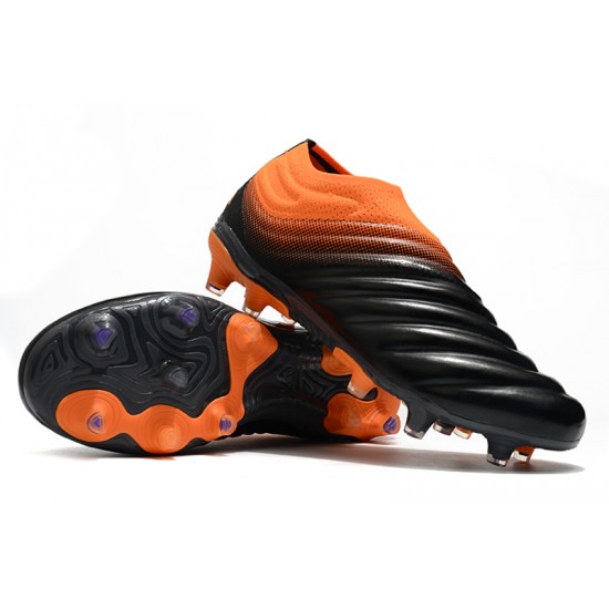 Adidas Copa 20 FG Black Orange Football Boots