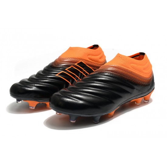 Adidas Copa 20 FG Black Orange Football Boots