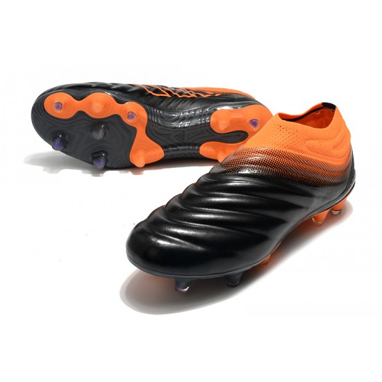 Adidas Copa 20 FG Black Orange Football Boots