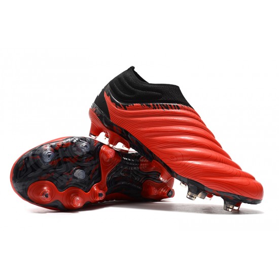 Adidas Copa 20 FG Black Red Football Boots