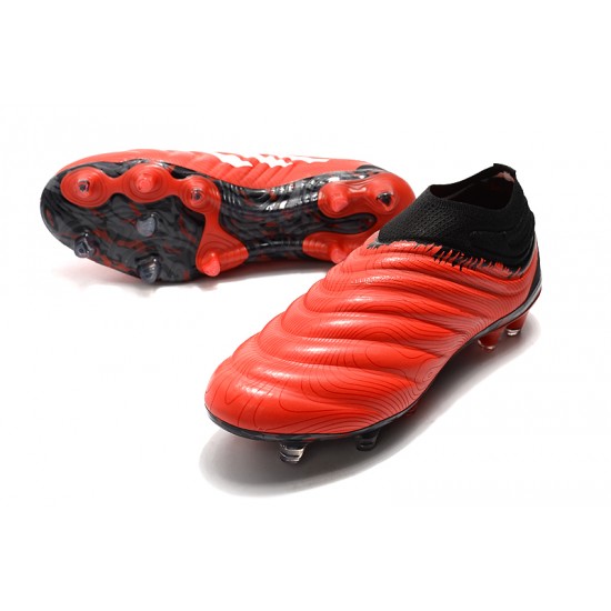 Adidas Copa 20 FG Black Red Football Boots