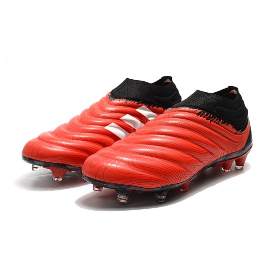 Adidas Copa 20 FG Black Red Football Boots