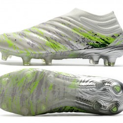Adidas Copa 20 FG Silver Green White Football Boots