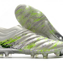 Adidas Copa 20 FG Silver Green White Football Boots