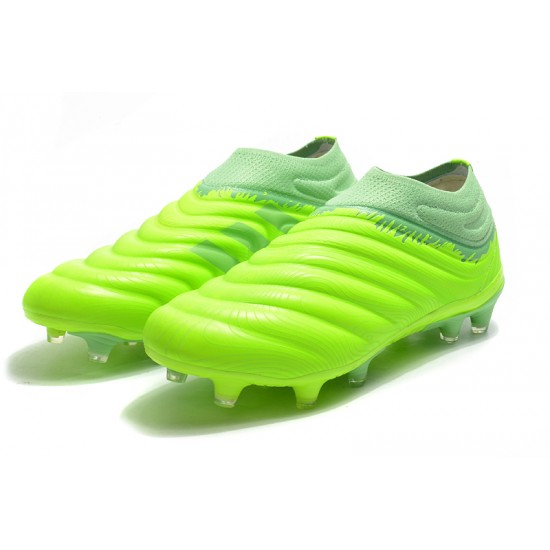 Adidas Copa 20 FG Yellow Green Football Boots