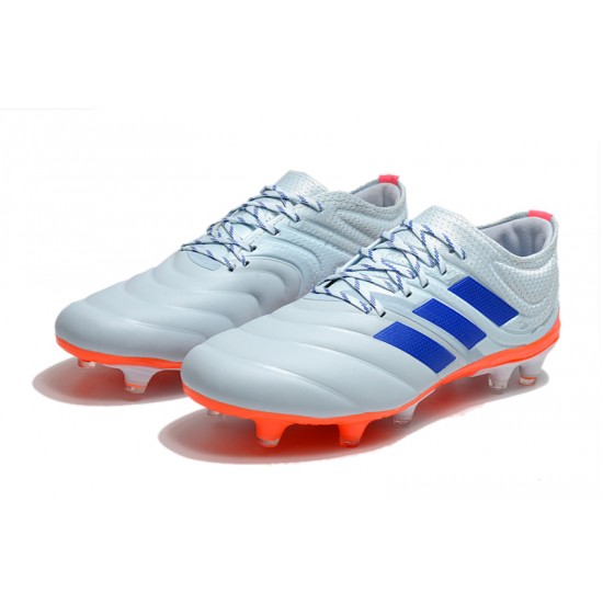 Adidas Copa 20.1 FG Low Mens Orange Grey Blue Football Boots