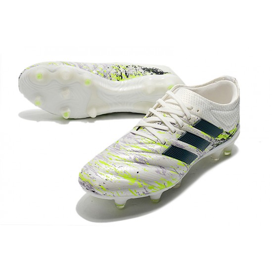 Adidas Copa 20.1 FG Silver Black Green Football Boots