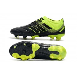 Adidas Copa 19.1 FG Black Green Football Boots