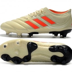 Adidas Copa 19.1 FG Orange Beige Black Football Boots