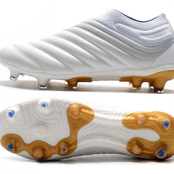 Adidas Copa 19 FG White Gold Football Boots