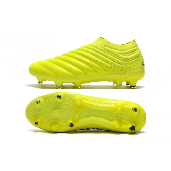 Adidas Copa 19 FG Yellow Black Football Boots