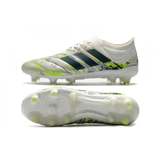 Adidas Copa 20.1 FG Silver Black Green Football Boots