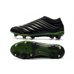 Adidas Copa 20 FG Black Green Football Boots