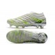 Adidas Copa 20 FG Silver Green White Football Boots