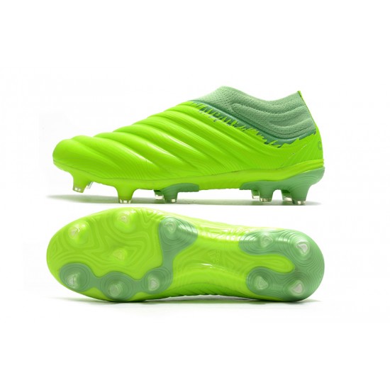 Adidas Copa 20 FG Yellow Green Football Boots