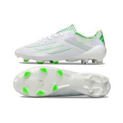 Adidas F50 ELITE FG White Green Low cut Football Boots