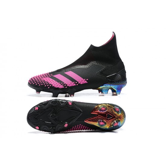 Adidas Predator Mutator 20+ AG Black Pink Gold High Men Football Boots