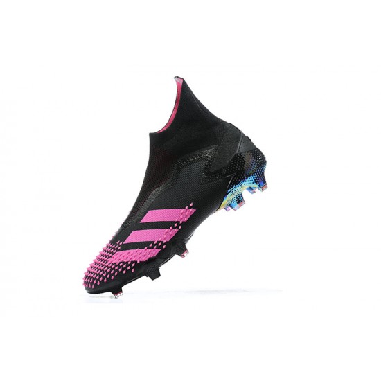 Adidas Predator Mutator 20+ AG Black Pink Gold High Men Football Boots