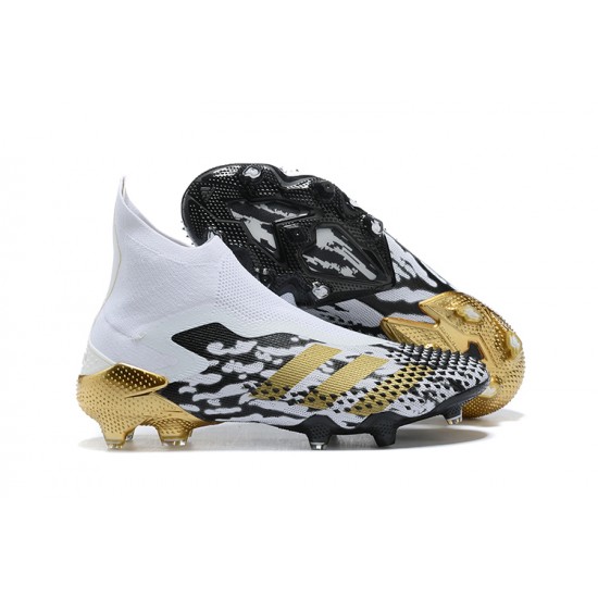 Adidas Predator Mutator 20+ AG White Black Gold High Men Football Boots