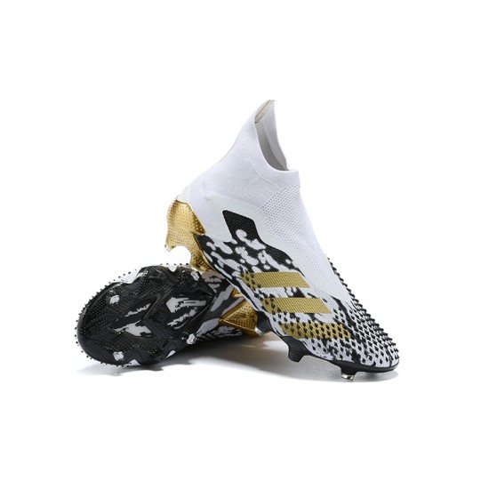 Adidas Predator Mutator 20+ AG White Black Gold High Men Football Boots