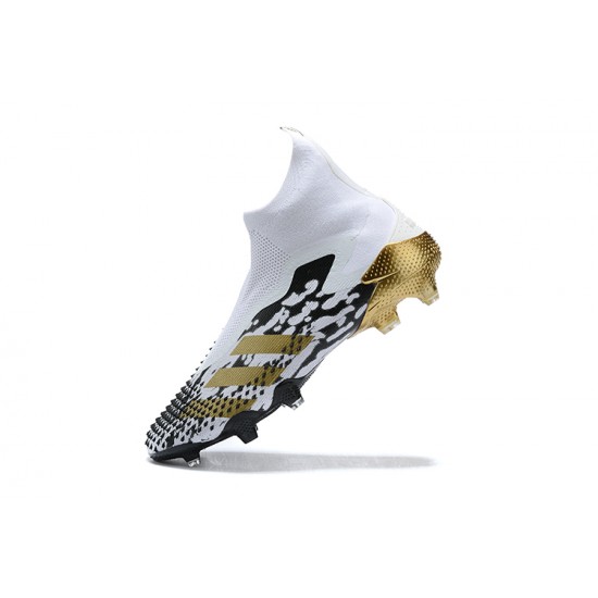 Adidas Predator Mutator 20+ AG White Black Gold High Men Football Boots