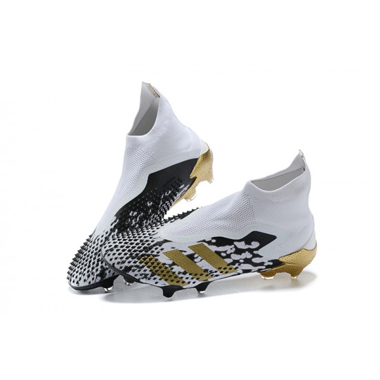 Adidas Predator Mutator 20+ AG White Black Gold High Men Football Boots