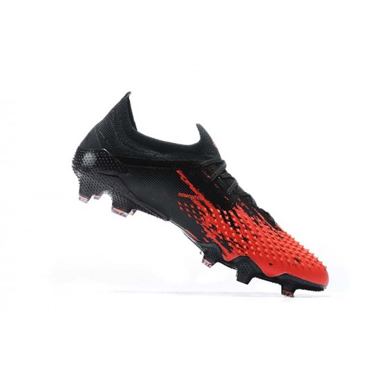 Adidas Predator Mutator 20+ FG Black Red Low Men Football Boots