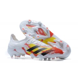 Adidas Predator Mutator 20+ FG Black Yellow Red White Low Men Football Boots