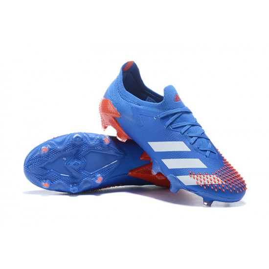 Adidas Predator Mutator 20+ FG Blue Orange Blue Low Men Football Boots