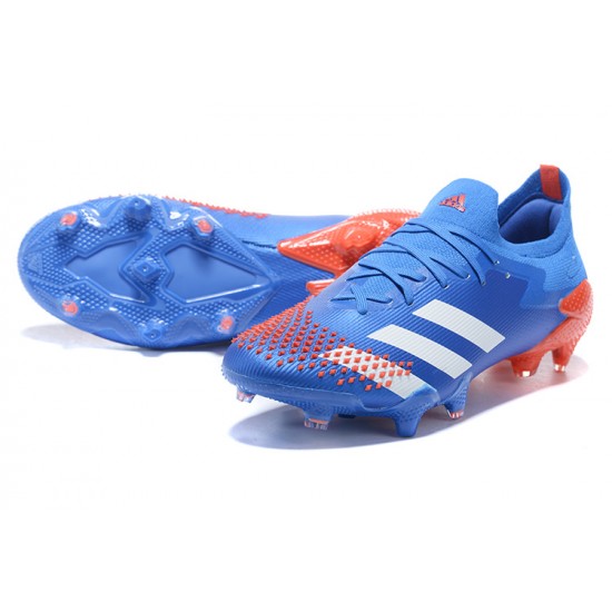 Adidas Predator Mutator 20+ FG Blue Orange Blue Low Men Football Boots