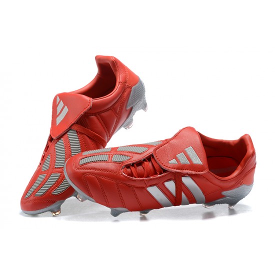 Adidas Predator Mutator 20+ FG Gray Red Low Men Football Boots