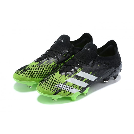 Adidas Predator Mutator 20+ FG Green Black White Low Men Football Boots