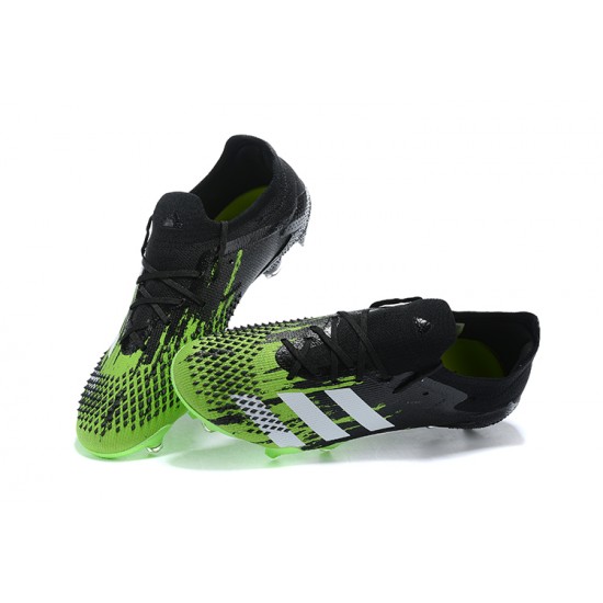 Adidas Predator Mutator 20+ FG Green Black White Low Men Football Boots