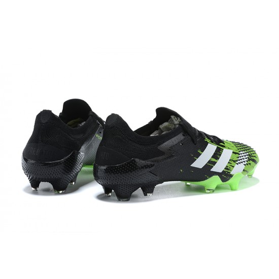 Adidas Predator Mutator 20+ FG Green Black White Low Men Football Boots