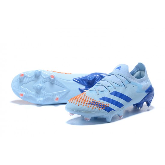 Adidas Predator Mutator 20+ FG Light/Orange Blue Low Men Football Boots