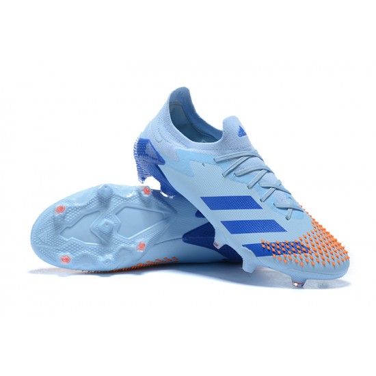 Adidas Predator Mutator 20+ FG Light/Orange Blue Low Men Football Boots