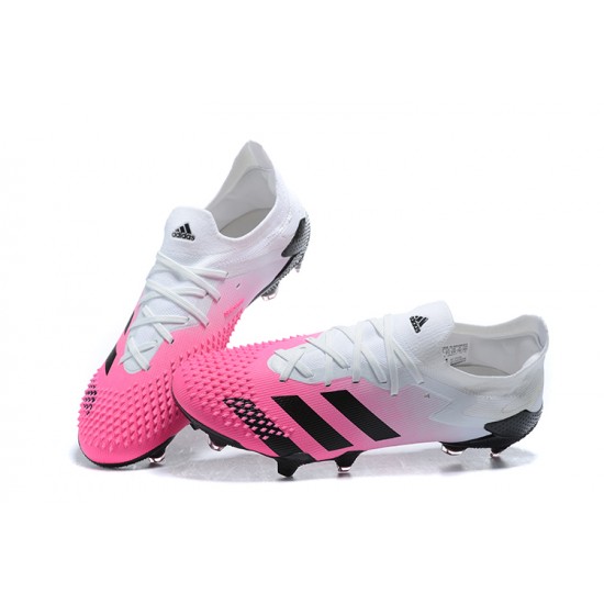 Adidas Predator Mutator 20+ FG Pink Black White Low Men Football Boots