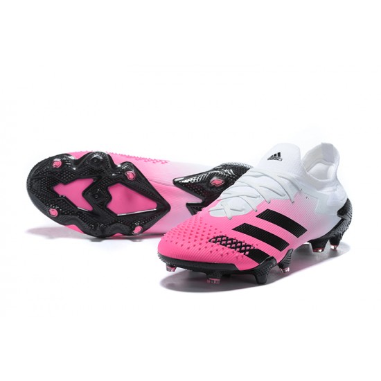 Adidas Predator Mutator 20+ FG Pink Black White Low Men Football Boots