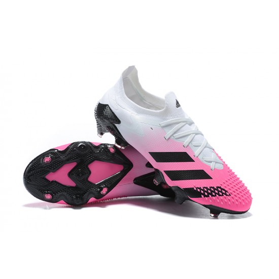 Adidas Predator Mutator 20+ FG Pink Black White Low Men Football Boots