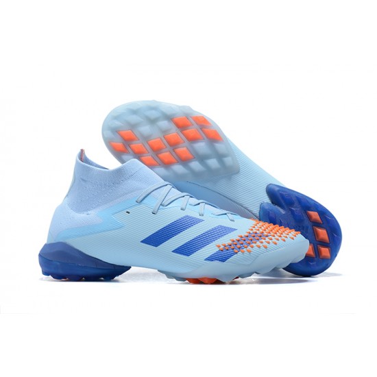 Adidas Predator Mutator 20+ TF Blue Orange Light/Blue High Men Football Boots