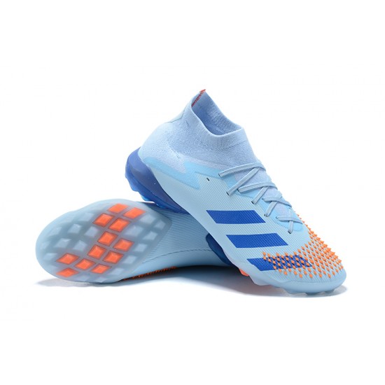 Adidas Predator Mutator 20+ TF Blue Orange Light/Blue High Men Football Boots