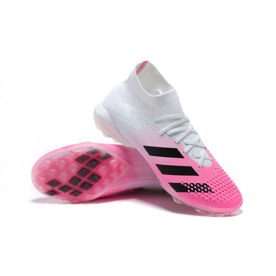 Adidas Predator Mutator 20+ TF Blue Pink White High Men Football Boots