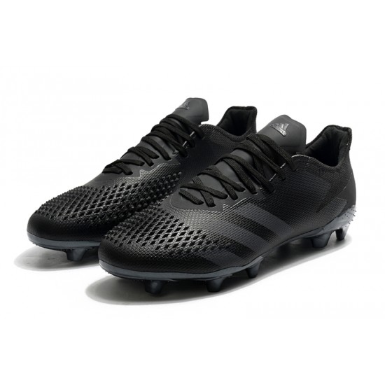 Adidas Predator 20.2 FG Low All Black Football Boots