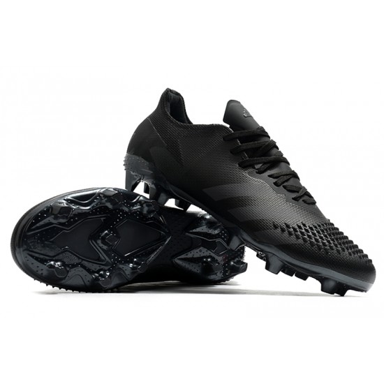 Adidas Predator 20.2 FG Low All Black Football Boots